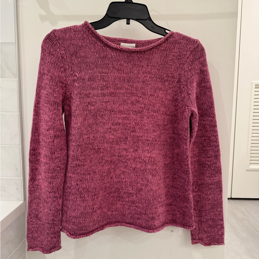 Garnet Hill Kids Knit Pullover Sweater